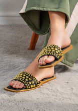 Load image into Gallery viewer, GIA SUMMER SANDALS WITH STUDS - FLATS