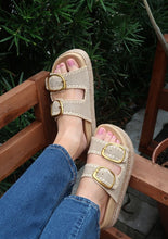 Load image into Gallery viewer, CLARA WEDGES WITH ADJUSTABLE STRAPS