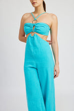 Load image into Gallery viewer, DOUBLE O RING CUT OUT JUMPSUIT