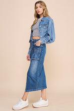 Load image into Gallery viewer, FRONT SLIT CARGO SKIRT