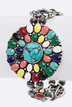 Load image into Gallery viewer, Flower Enamel Western Stretch Bracelet