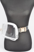 Load image into Gallery viewer, Transparent Cleared Convertible Stadium Fanny Bag