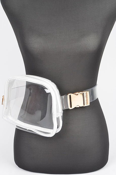Transparent Cleared Convertible Stadium Fanny Bag