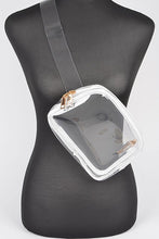 Load image into Gallery viewer, Transparent Cleared Convertible Stadium Fanny Bag