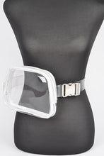 Load image into Gallery viewer, Transparent Cleared Convertible Stadium Fanny Bag