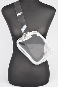 Transparent Cleared Convertible Stadium Fanny Bag