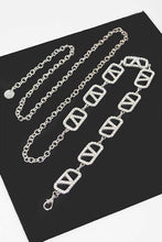 Load image into Gallery viewer, Plus Size Rhinestone Logo Chain Belt