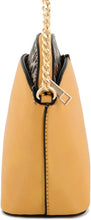 Load image into Gallery viewer, Leopard Accent Small Dome Crossbody Bag