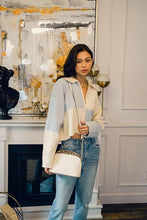 Load image into Gallery viewer, Leopard Accent Small Dome Crossbody Bag