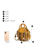 Load image into Gallery viewer, MKF Collection Faux Snakeskin Crossbody Bag Mia k