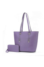 Load image into Gallery viewer, MKF Collection Mina Tote and Wristlet Wallet Mia k