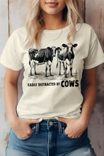 Load image into Gallery viewer, Easily Distracted By Cows, Farm Graphic Tee