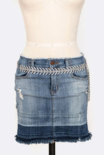 Load image into Gallery viewer, Crystal Scale Pattern Chain Belt