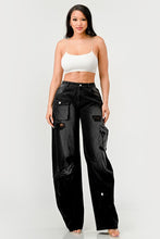 Load image into Gallery viewer, Athina Black washed out cargo pants