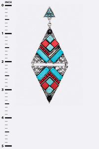 Iconic Stone Pave Western Earrings