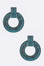 Load image into Gallery viewer, Vintage Inspired Textured Ring Drop Earrings