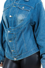 Load image into Gallery viewer, WOMEN FASHION DENIM JACKET