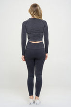 Load image into Gallery viewer, Ribbed Knit Tracksuit Two-Piece Set