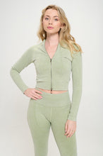 Load image into Gallery viewer, Ribbed Knit Tracksuit Two-Piece Set