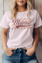 Load image into Gallery viewer, Mama Retro Checkered Graphic Tee