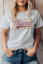 Load image into Gallery viewer, Mama Retro Checkered Graphic Tee