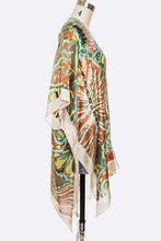 Load image into Gallery viewer, Mix Print Light Weight Kimono Cardigan