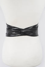 Load image into Gallery viewer, Faux Leather Wrap Around Obi Belt