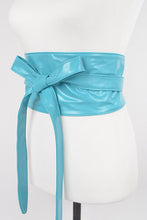 Load image into Gallery viewer, Faux Leather Wrap Around Obi Belt