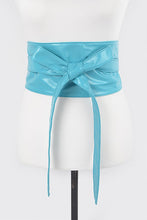 Load image into Gallery viewer, Faux Leather Wrap Around Obi Belt