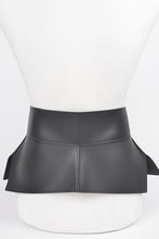 Load image into Gallery viewer, Chain Accent Faux Leather Skirt Belt