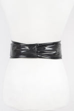 Load image into Gallery viewer, Patent Finish Obi Tie Belt