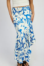 Load image into Gallery viewer, ASYMMETRICAL RUFFLE HEM SKIRT