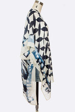 Load image into Gallery viewer, Checker Floral Fashion Kimono