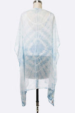 Load image into Gallery viewer, Tie Dyed Printed Feather Weight Long Kimono