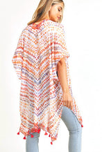 Load image into Gallery viewer, Fringe Tassel Light Weight Kimono Cardigan