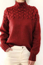 Load image into Gallery viewer, Mock neck knit sweater