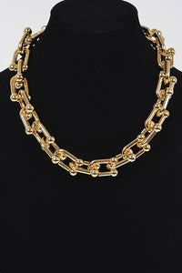 Paperclip CCB Chain Iconic Necklace