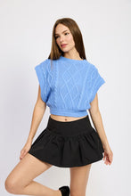 Load image into Gallery viewer, CABLE KNIT VEST TOP