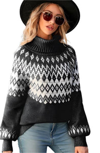 Turtle neck Knitted Sweater