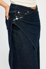 Load image into Gallery viewer, WRAPPED MAXI DENIM SKIRT