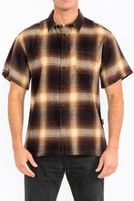 Load image into Gallery viewer, Mens Plaid Short Sleeve Flannel