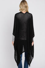 Load image into Gallery viewer, Open Knit All Year Ruana Cardigan