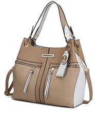 Load image into Gallery viewer, MKF Sofia Tote with Keyring by Mia K
