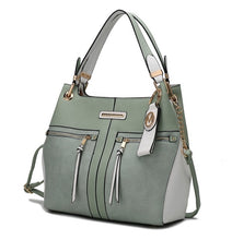 Load image into Gallery viewer, MKF Sofia Tote with Keyring by Mia K