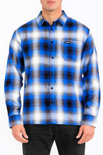 Load image into Gallery viewer, Mens Plaid Long Sleeve Flannel