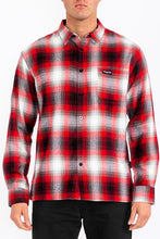 Load image into Gallery viewer, Mens Plaid Long Sleeve Flannel