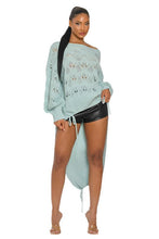 Load image into Gallery viewer, Oversized Knit Asymmetrical Sweater