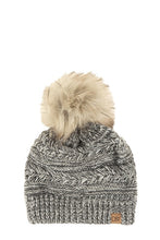 Load image into Gallery viewer, Chevron Halo Ripped Beanie