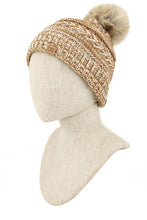 Load image into Gallery viewer, Chevron Halo Ripped Beanie