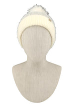 Load image into Gallery viewer, Super Soft Yarn Beanie with Faux Fur Pom